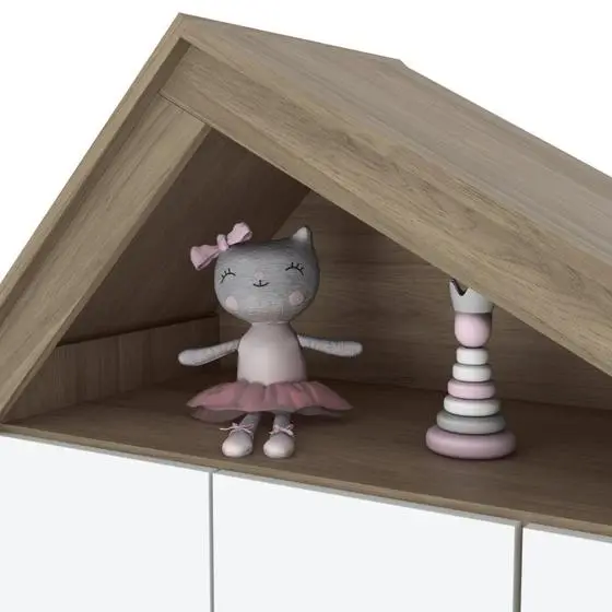 Quarto De Bebê Completo Com Berço 3 Em 1 Guarda-Roupa 3 Portas E Cômoda Giz De Cera Espresso Móveis - Image 11