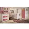Quarto De Bebê Fofura, Com Guarda-Roupa, Cômoda E Berço Móveis Percasa