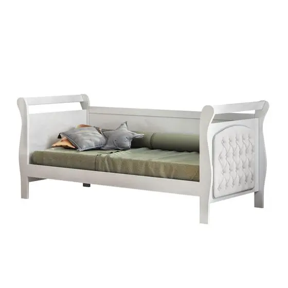 Cama Babá Infantil Com Capitonê Allegra Tigus Baby - Image 3