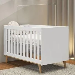 Berço Americano Mini Cama 2 Em 1 Ludi Retrô Br Grão De Gente