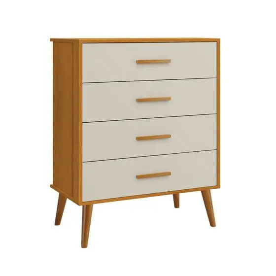 C么moda Infantil 4 Gavetas Isis M贸veis Reller - Image 2