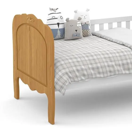 Matic Moveis Cama Babá Provence New Freijó/Branco - Matic Móveis - Image 2