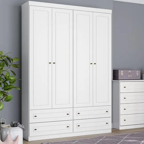 Jogo De Quarto Bebe Infantil Completo Americano Branco - Henn - Image 5