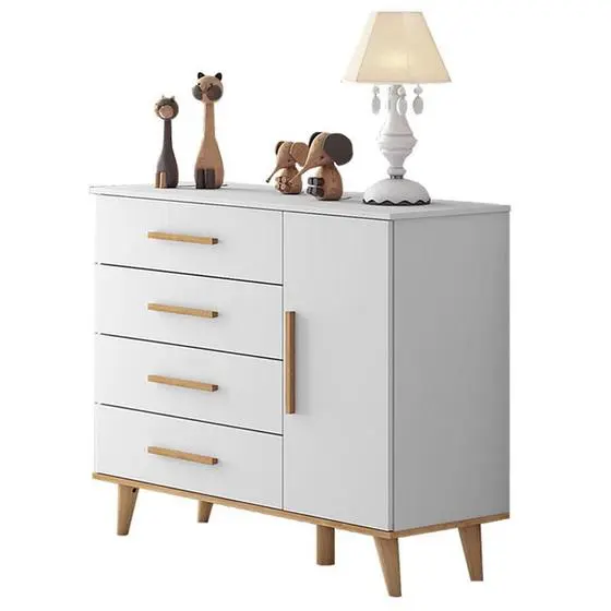 Berço Americano E Cômoda Infantil Ludmila Branco Bétula Com Colchão Gazin Carolina - Carolina Baby - Image 6