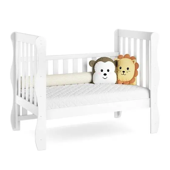 Berço Americano 3 Em 1 Mila Branco Grão De Gente - Image 11