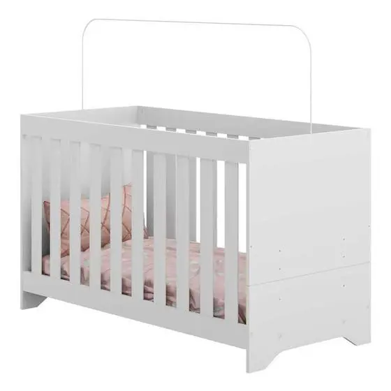 Berço 3 Em 1 Para Colchão 60 X 130 Cm Multimóveis Branco - Image 2