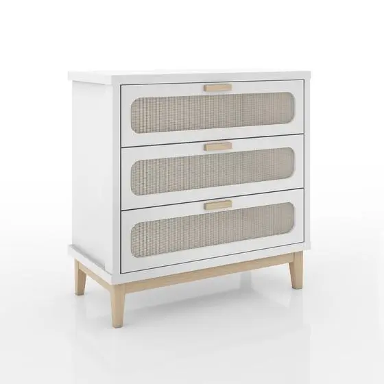 Abra Moveis Comoda Branca Isa Old Para Quarto De Bebê - Abra Móveis - Image 2