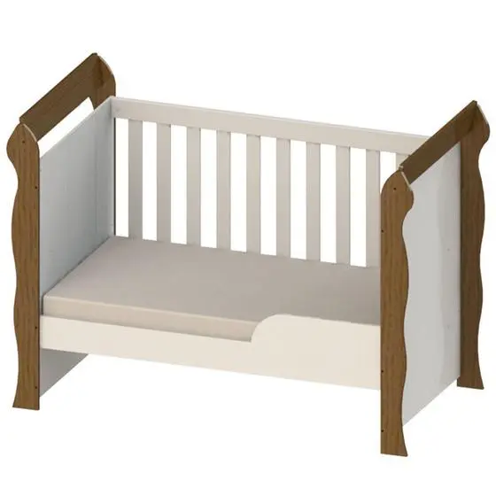 Berço Americano 2 Em 1 Mirelle Amadeirado Grão De Gente - Image 2
