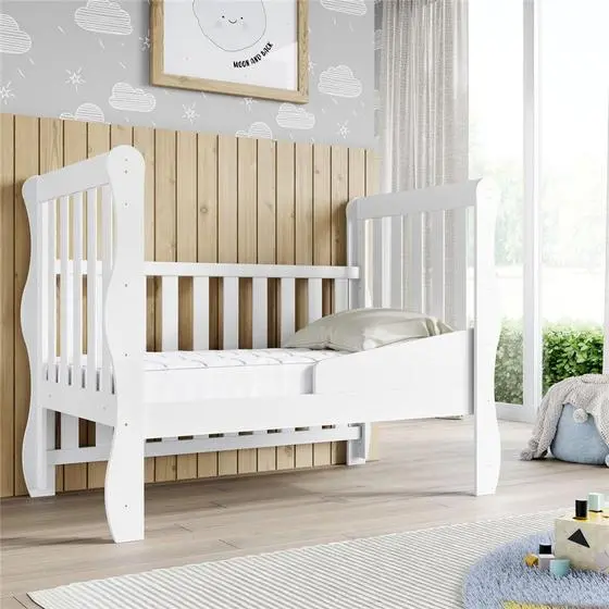 Berço Americano 3 Em 1 Mila Branco Grão De Gente - Image 10