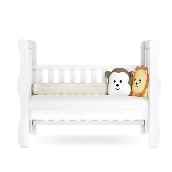 Berço Americano 3 Em 1 Mila Branco Grão De Gente - Image 7