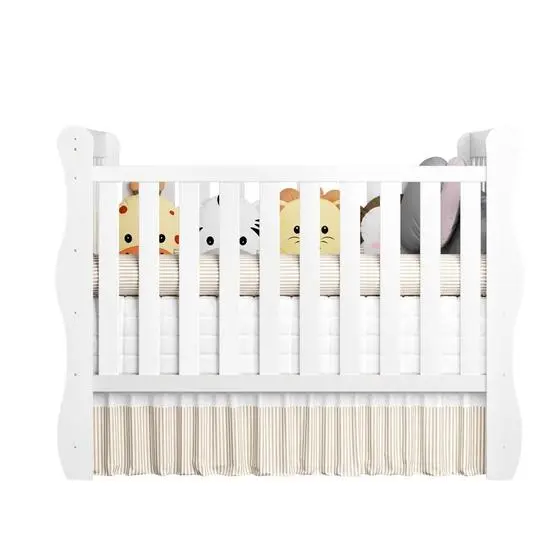 Berço Americano 3 Em 1 Mila Branco Grão De Gente - Image 3