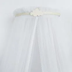 Dossel De Nuvem Com Mosquiteiro Bebê - Berço De Luxo