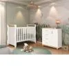Quarto Para Bebê 1 Berço Americano E 1 Cômoda 1 Porta 4 Gavetas Móveis Bonatto