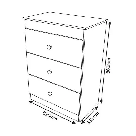 Quarto Bebe Completo Com Conjugado, Berço E Cômoda Sophia Branco - Peternella - Image 4