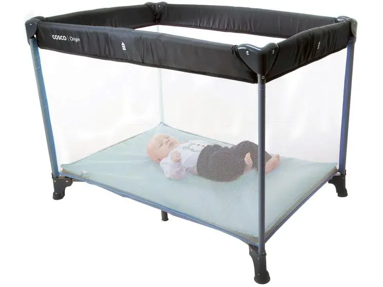 Berço Portátil Cosco Origin 0 A 15Kg Azul - Image 3