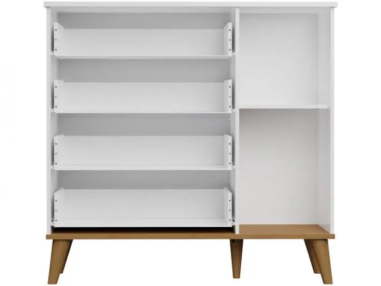 Quarto De Bebê Retrô Completo Com Guarda-roupa - Berço E Cômoda Carolina Baby Milla - Image 5