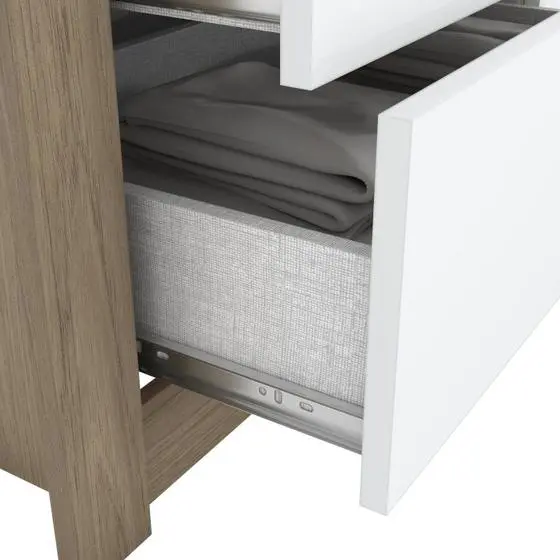 Quarto De Bebê Completo Com Berço 3 Em 1 Guarda-Roupa 3 Portas E Cômoda Giz De Cera Espresso Móveis - Image 10