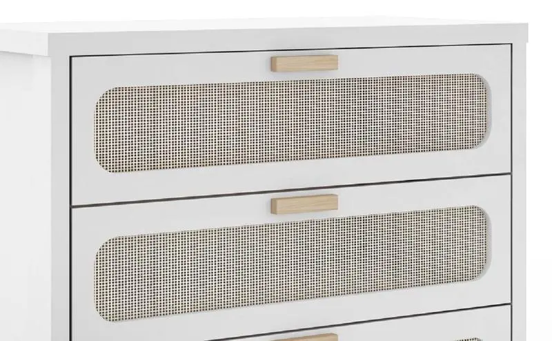 Abra Moveis Comoda Branca Isa Old Para Quarto De Bebê - Abra Móveis - Image 3