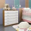 Cômoda De Bebê 5 Gavetas Lunna - TCIL