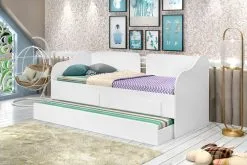 J.A Movéis Cama Baba Alice Com 2 Gavetas J&A - Branco - J&A Móveis